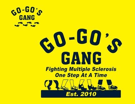 Go-Go's Gang logo: Fighting MS One Step at a Time